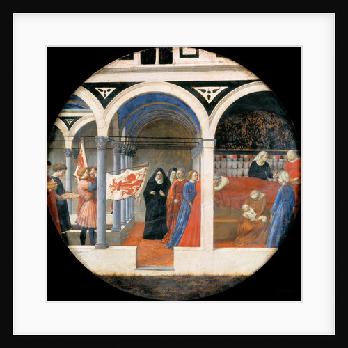 Birth Plate (Desco da Parto). Reverse: Puerperium of a noble Florentine woman by Anonymous