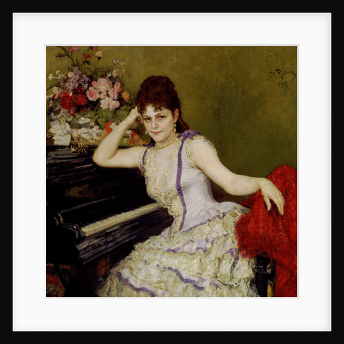 Portrait of pianist and composer Sophie Menter by Anonymous
