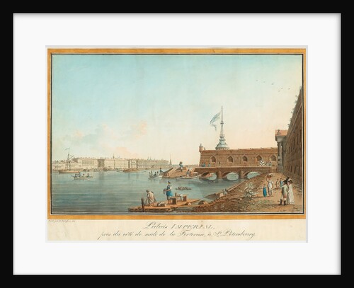The Winter Palace as Seen from the Peter and Paul Fortress by Anonymous
