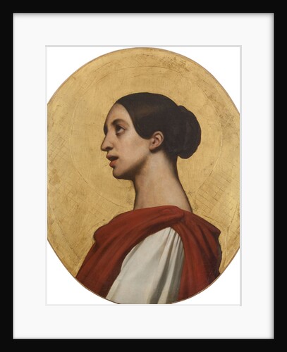 Portrait of the singer and composer Pauline Viardot as Saint Cecilia by Anonymous