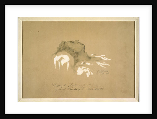 Chopin on His Deathbed by Anonymous