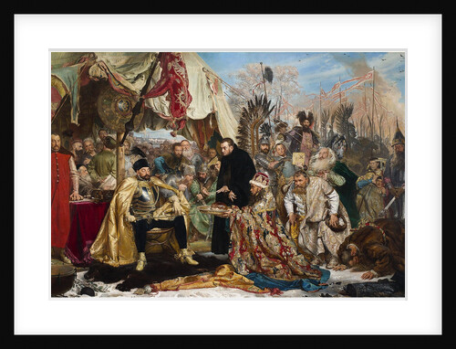 Stephen Báthory at Pskov by Anonymous