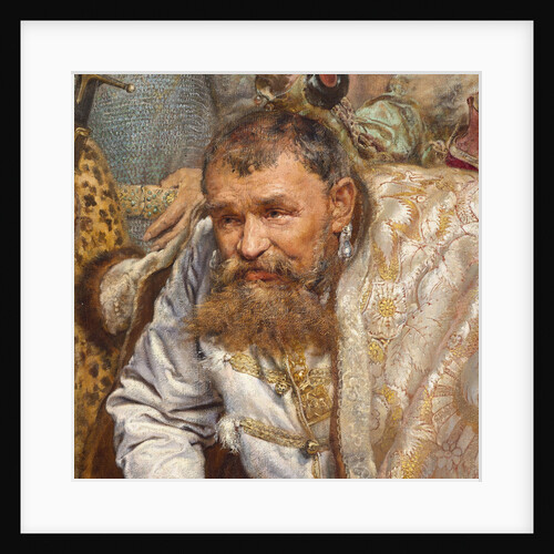 Stephen Báthory at Pskov. Detail: Grigory Nashchokin by Anonymous