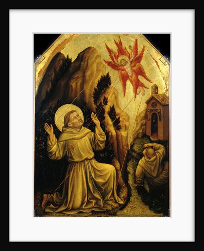 Saint Francis receiving the Stigmata by Anonymous