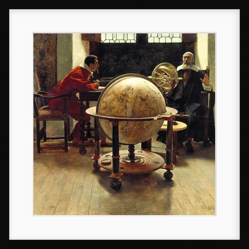 Galileo and Vincenzo Viviani by Anonymous