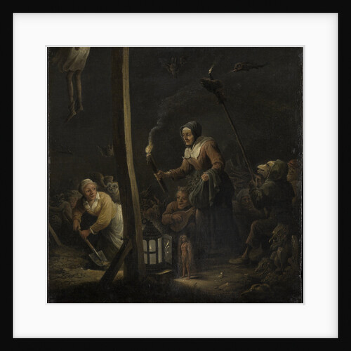 Witches under the gallows by Anonymous