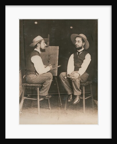 Lautrec paints Lautrec by Anonymous