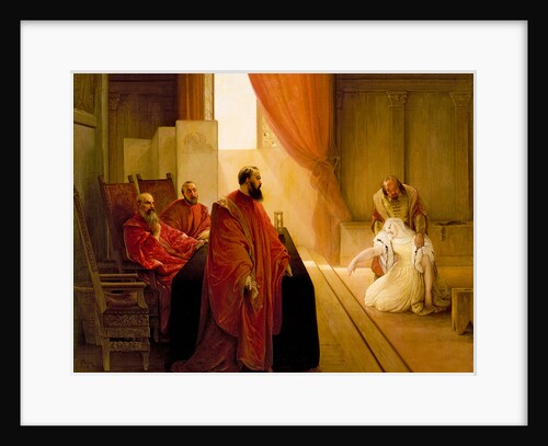 Valenza Gradenigo before the Inquisition by Anonymous