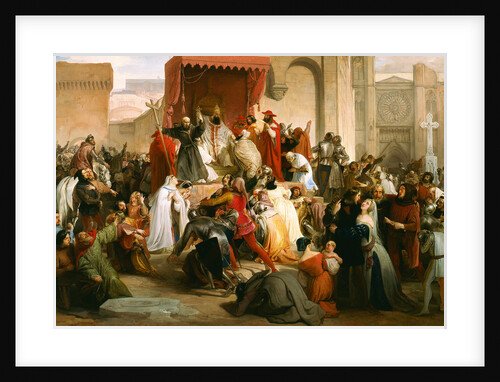 Pope Urban II Preaching the First Crusade in the Square of Clermont by Anonymous