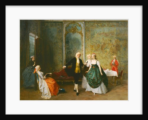 The dance lesson by Anonymous