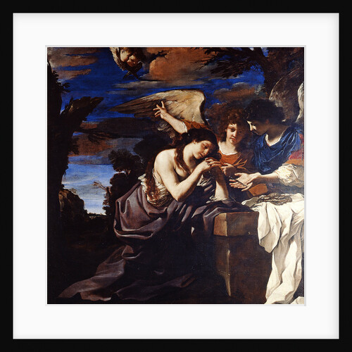 The Penitent Mary Magdalene with Two Angels by Anonymous