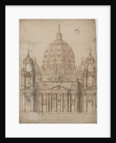 Alternative Proposal for the facade of Basilica of St. Peter in the Vatican by Anonymous