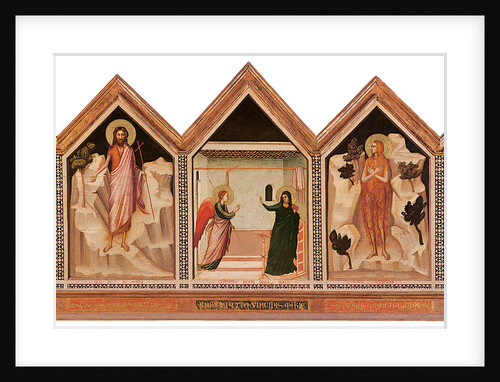 The Annunciationwith Saints Reparata, John the Baptist, Mary Magdalene and Nicholas by Anonymous