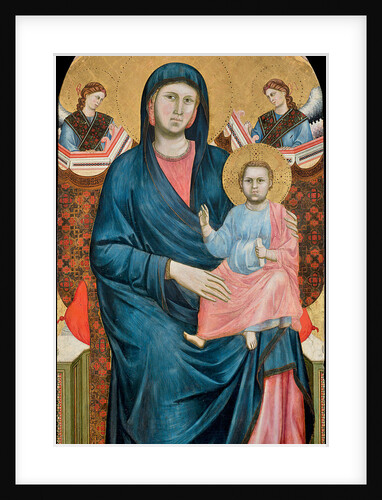 Madonna and Child Enthroned with Two Angels by Anonymous