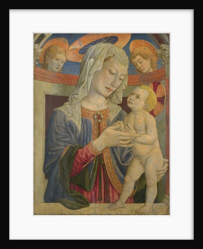 The Virgin and Child with Two Angels by Anonymous