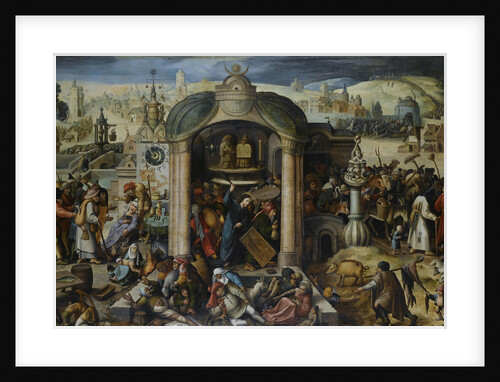 Christ Driving the Money Changers from the Temple by Anonymous
