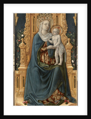 The Virgin and Child Enthroned by Anonymous