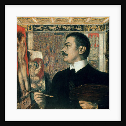 Self-portrait in the Studio by Anonymous