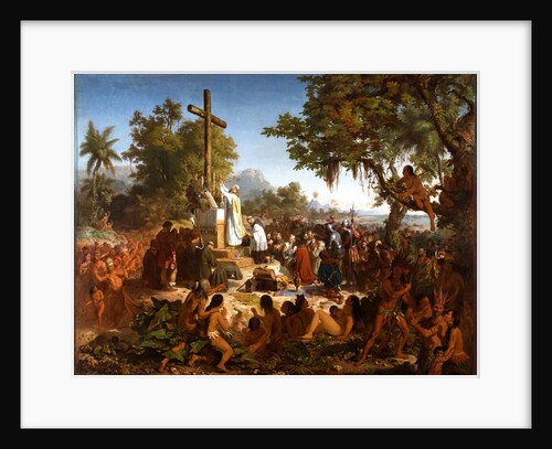 The First Mass in Brazil by Anonymous