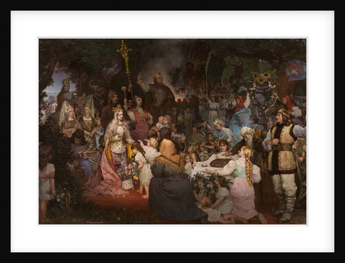 The Baptism of Lithuania by Anonymous