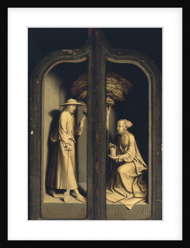 Triptych of the Lamentation of Christ. (Reverse: Noli me tangere) by Anonymous