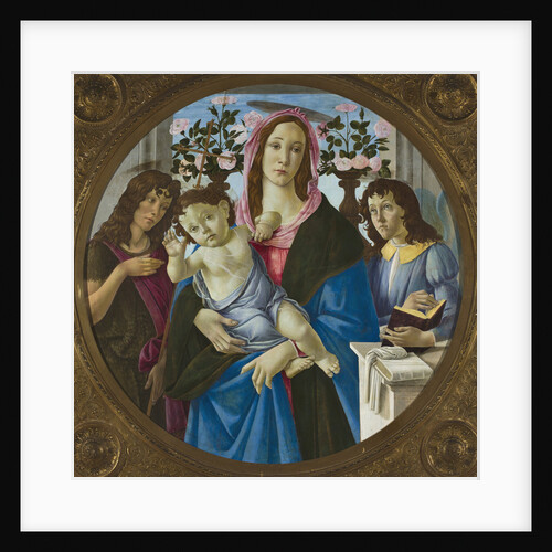 Madonna and Child with Saint John the Baptist and an angel by Anonymous