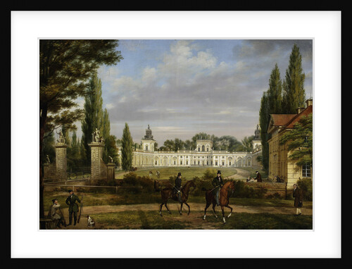 View of the Wilanów Palace by Anonymous