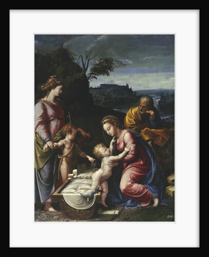 The Holy Family with the young John the Baptist and Saint Catherine by Anonymous