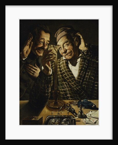 Gamblers by candlelight by Anonymous