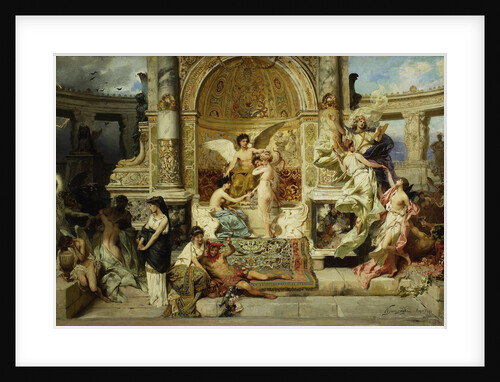 Curtain design for the Theatre in Krakow by Anonymous