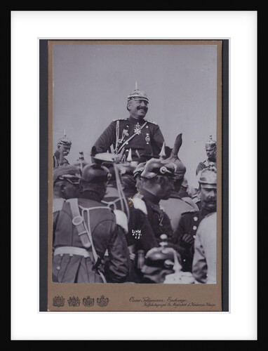 Kaiser Wilhelm II of Germany during Military Manoeuvres by Anonymous