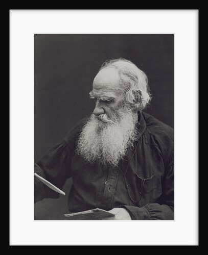 Portrait of the author Count Lev Nikolayevich Tolstoy by Anonymous