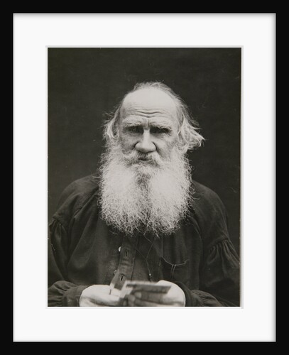 Portrait of the author Count Lev Nikolayevich Tolstoy by Anonymous
