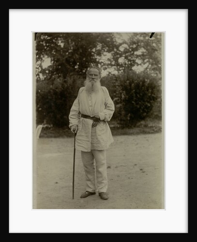 Portrait of the author Count Lev Nikolayevich Tolstoy by Anonymous