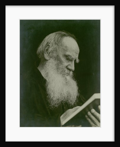 Portrait of the author Count Lev Nikolayevich Tolstoy by Anonymous