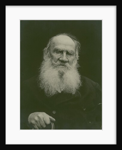 Portrait of the author Count Lev Nikolayevich Tolstoy by Anonymous
