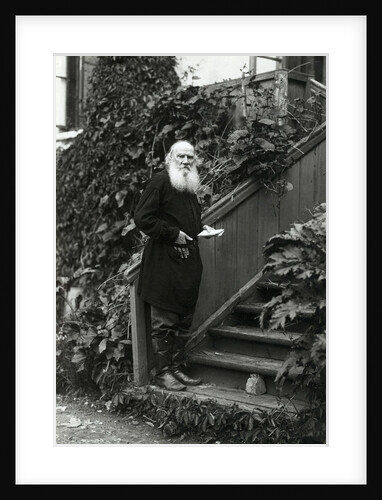 Portrait of the author Count Lev Nikolayevich Tolstoy by Anonymous