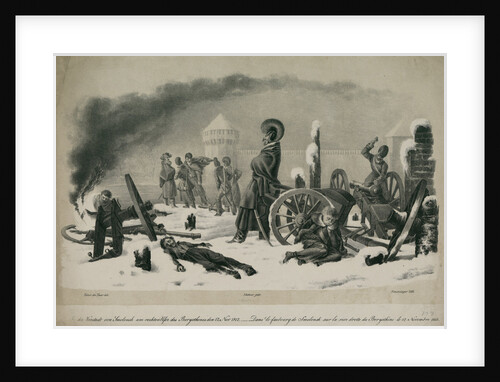 On the Banks of the Berezina River on 12 November 1812 by Anonymous
