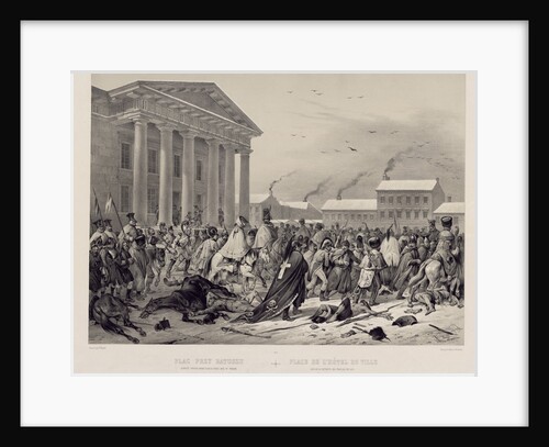 Flight of the French army through Vilnius by Anonymous