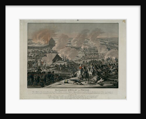 The Battle of Preussisch-Eylau on February 8, 1807 by Anonymous