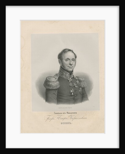 Portrait of General Peter Kirillovich Essen by Anonymous