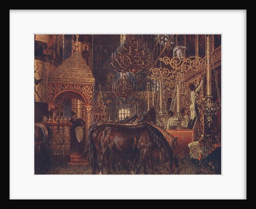 At the Cathedral of the Dormition in the Moscow Kremlin by Anonymous