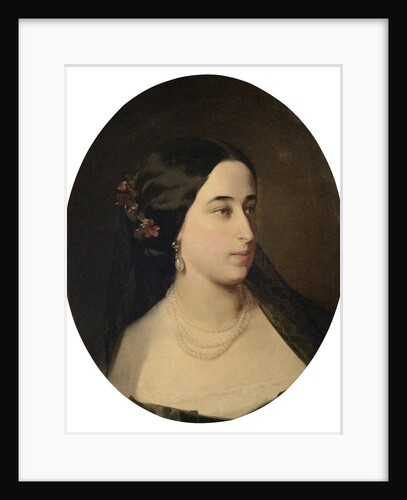 Portrait of Maria Alexandrovna Gartung, née Pushkina by Anonymous
