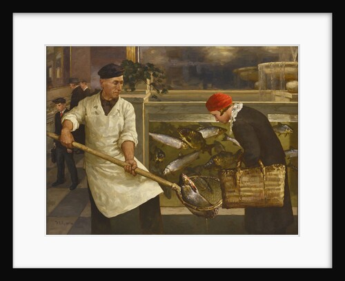 In a Fish Shop by Anonymous