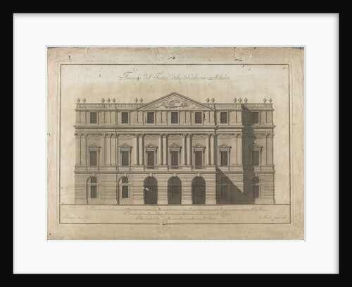 Teatro alla Scala. Project by Anonymous