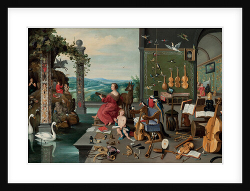 The Allegory of Hearing by Anonymous
