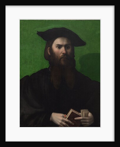 Portrait of a Man with Petrarchino by Anonymous