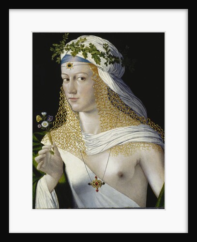 Idealized Portrait of a Courtesan as Flora by Anonymous