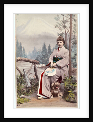 Infanta Adelgundes of Braganza in Japanese clothing by Anonymous