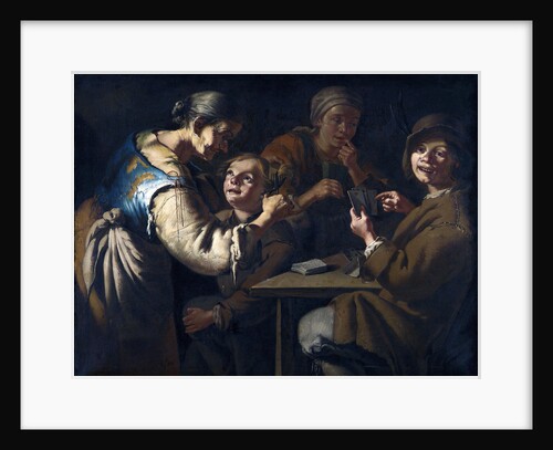 Woman cutting a baby boys hair by Anonymous